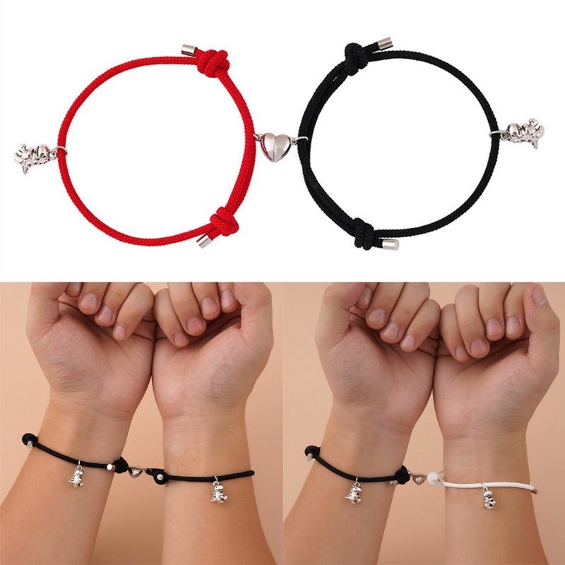 Ygt 1 Cặp Vòng Tay Mặt Hình Núi Biển Đơn Giản Sáng Tạo Có Thể Điều Chỉnh Kích Thước Dành Cho