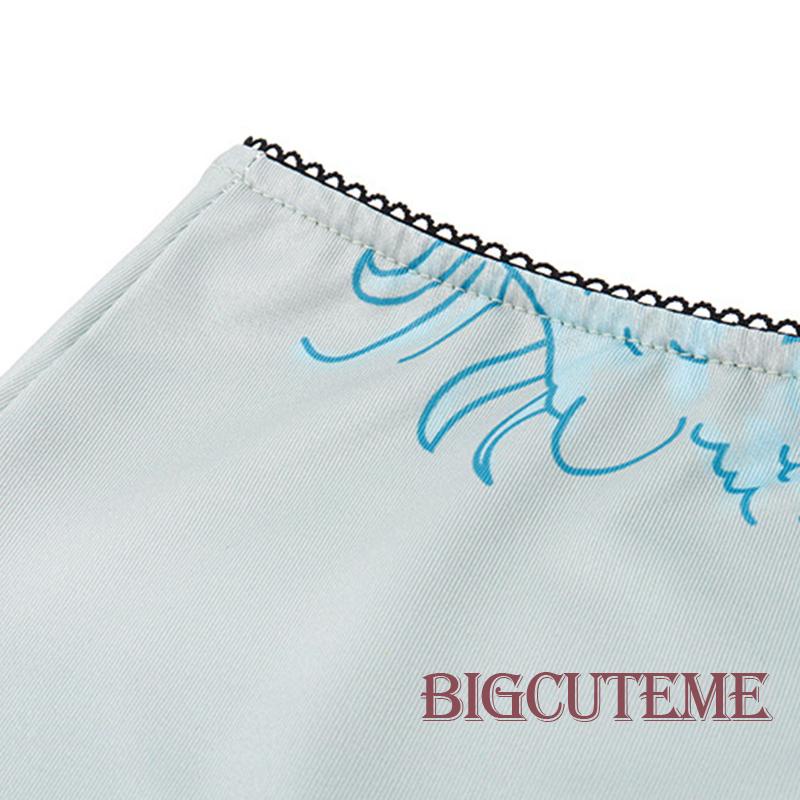 Chân Váy Dài Co Giãn In Họa Tiết Cún Màu Hồng Gradient Thời Trang Mùa Hè Dành Cho Nữ