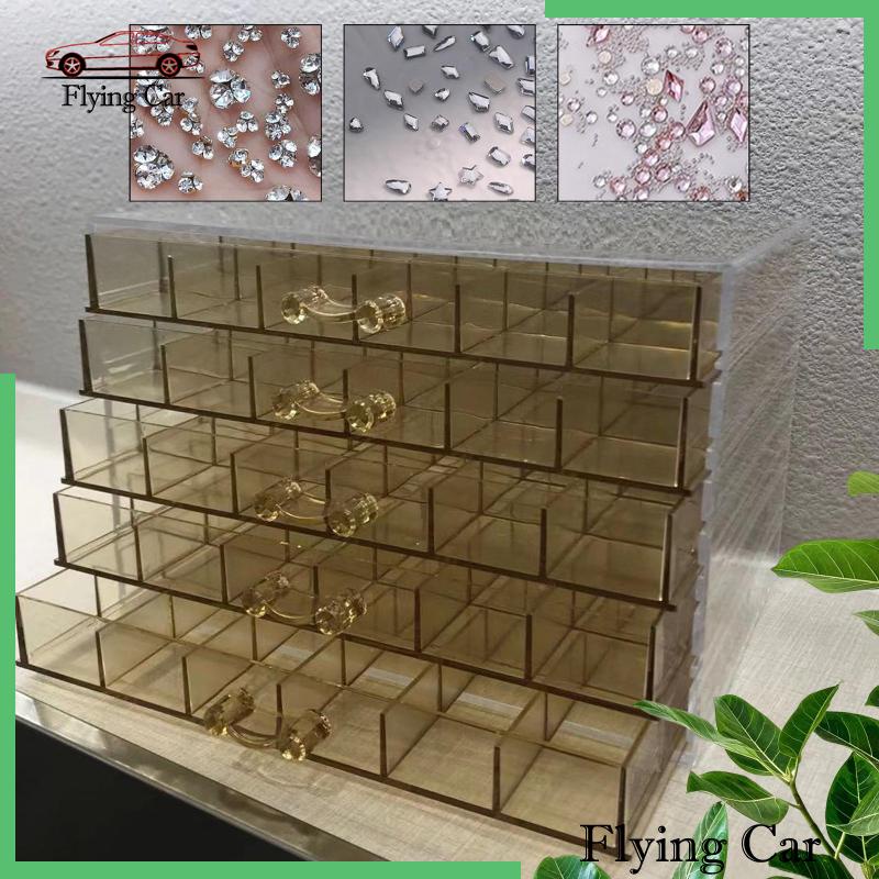 Hộp Đựng Trang Sức Đính Đá Lấp Lánh Ốp