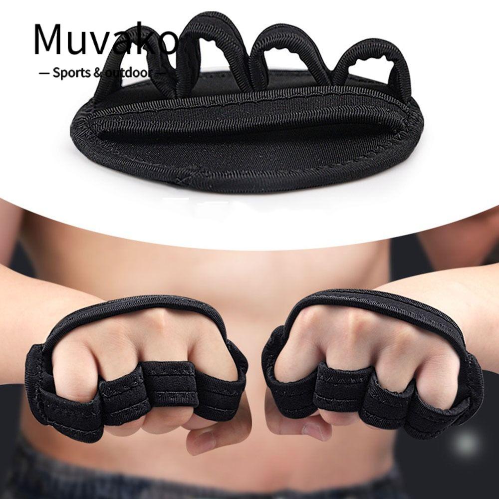 MUVAKO Găng Tay Đen Bảo Vệ Chống Mài Mòn Chất Lượng Cao