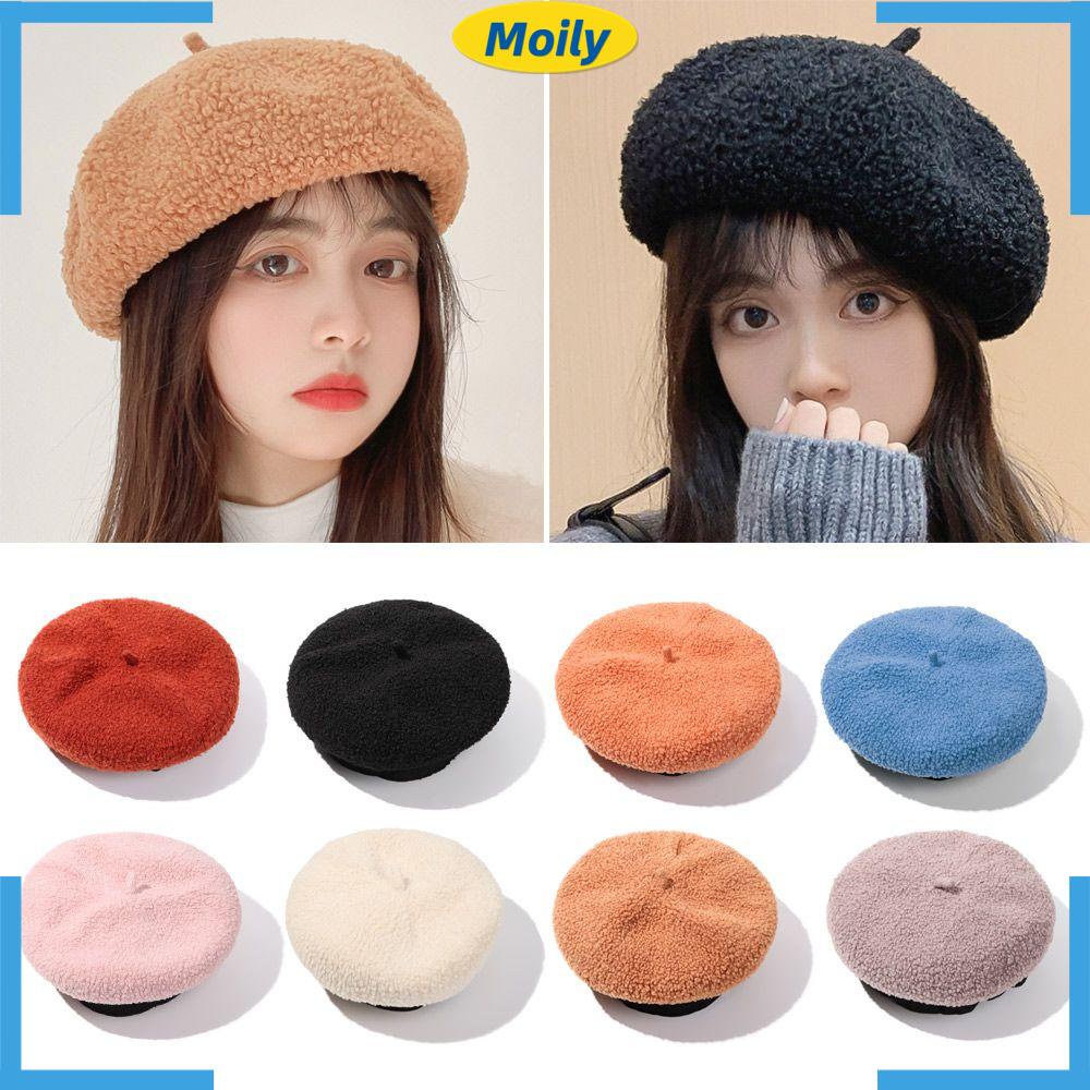 MOILYVN Nón Beret Thời Trang Vintage Thanh Lịch Cá Tính