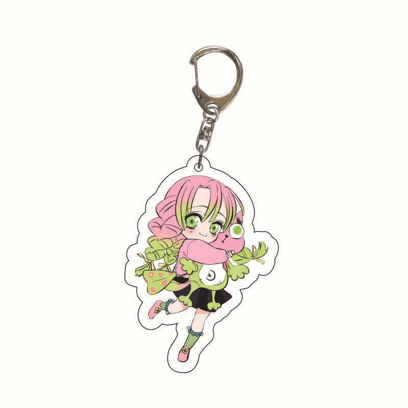 Sy2 Móc Chìa Khóa Bằng Acrylic Hình Demon Slayer Dễ Thương