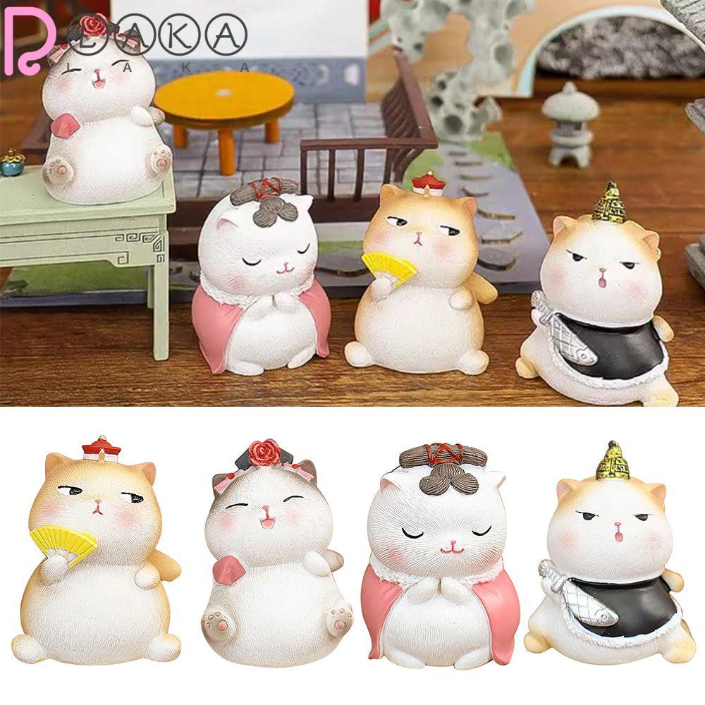LAKAMIER Đồ trang trí Chú Mèo Bằng Nhựa Resin Để Bàn Trang Trí Tiệc Tùng
