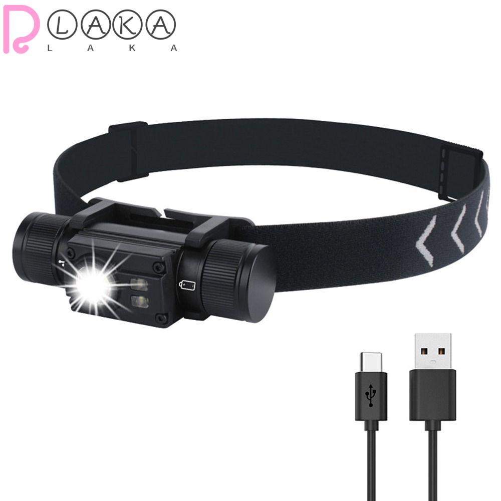 LAKAMIER Đèn Pha LED USB Công Suất Cao Siêu Sáng Có Thể Sạc Lại Mới