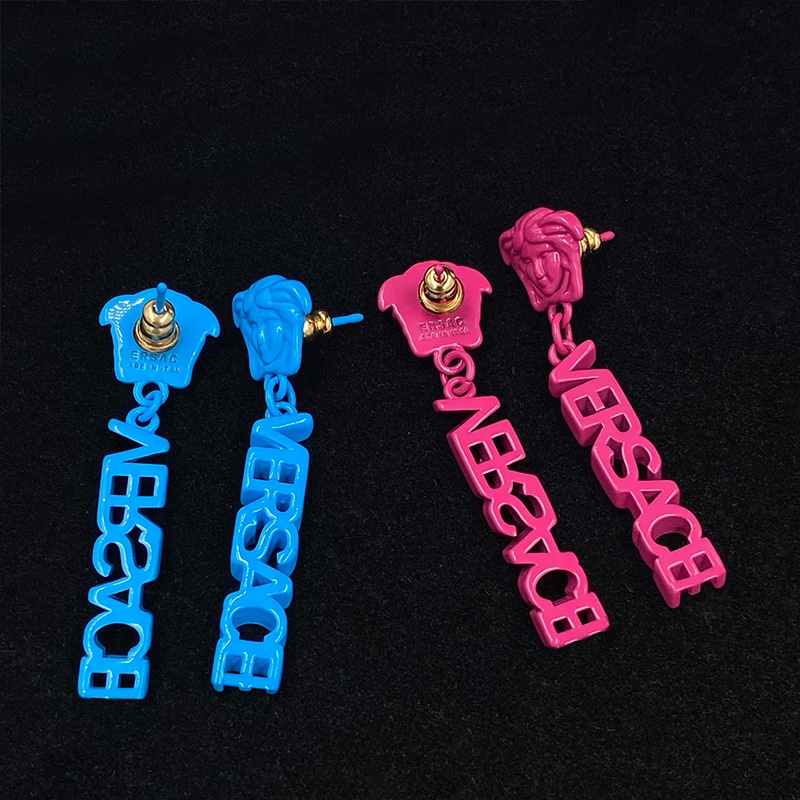 Bông Tai Versace Tik Tok Thiết Kế Độc Đáo Dễ Phối Đồ