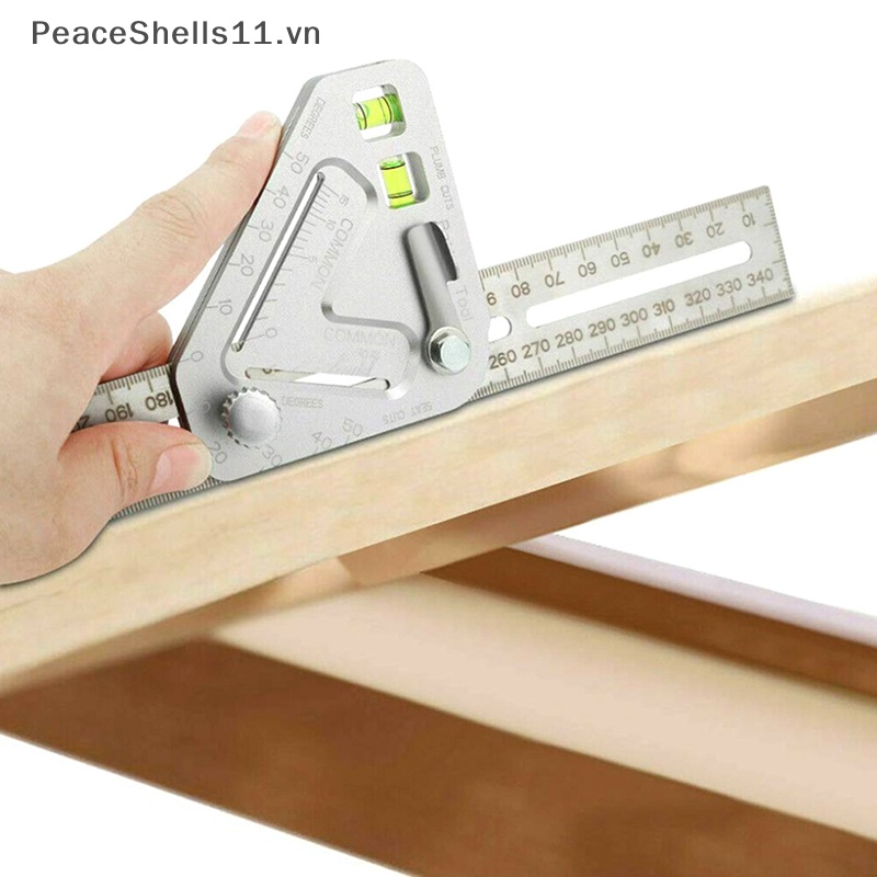 Thước Đo Góc Tam Giác Bằng Nhựa ABS Chuyên Dụng Làm Mộc