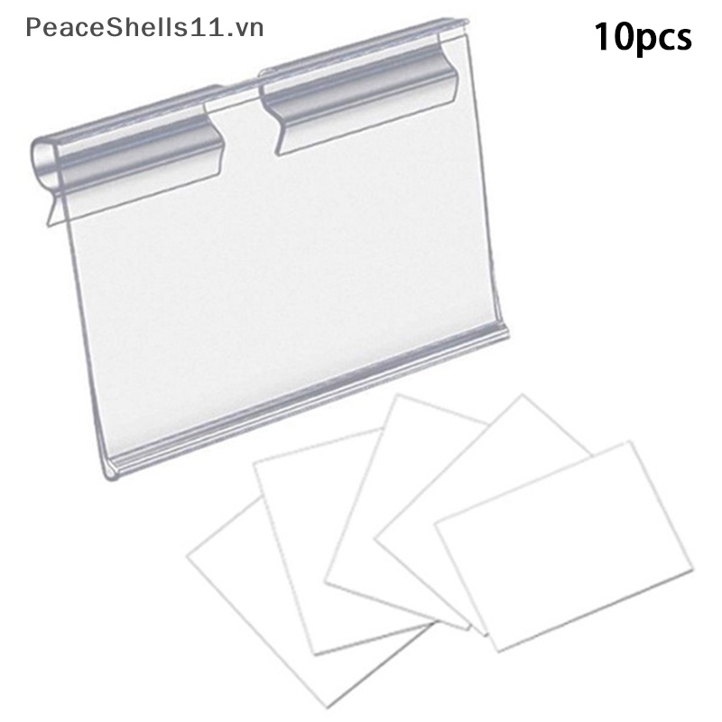 Set 10 Giá Đỡ Biển Báo Bằng Nhựa Tiện Dụng