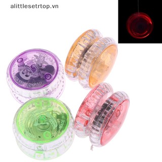 Alittlesetrtop 1pc trẻ em led nhựa phát sáng tốc độ cao yoyo bóng đèn flash đầy màu sắc đồ chơi trẻ em.