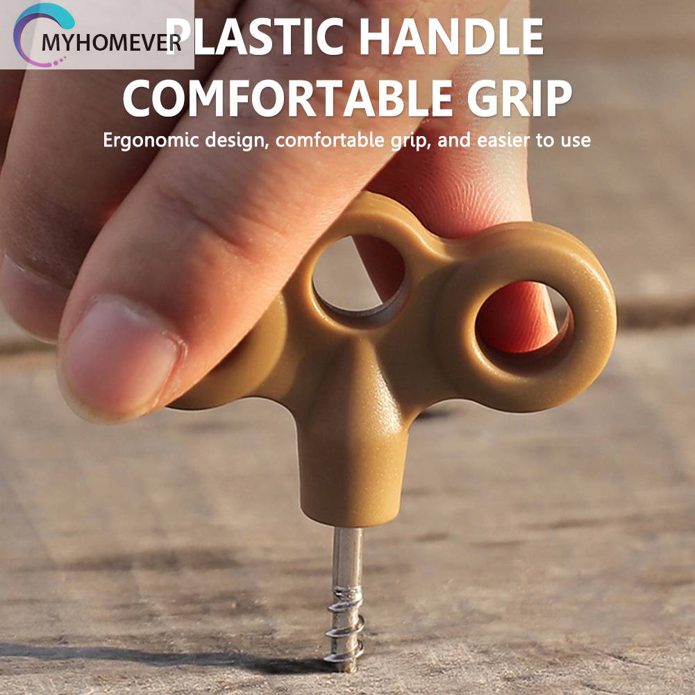 Set 5 Chốt Khóa Dây Lều Cắm Trại Tiện Lợi