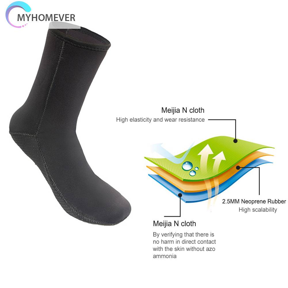 Vớ Đi Biển Bằng Cao Su Tổng Hợp Chống Trượt Chống Mài Mòn Cho Nam Và Nữ