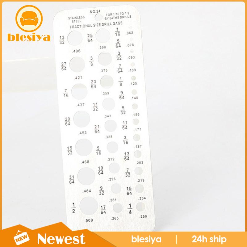 Thước Đo Kích Thước Mũi Khoan 1.59-12.7cm Chuyên Dụng