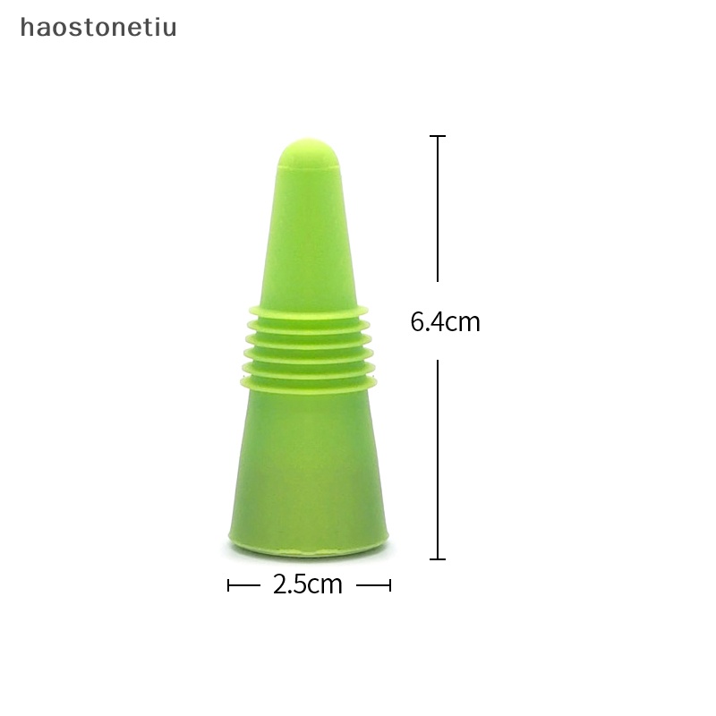 Bộ 4 / 8 Nút Đậy Chai Rượu Bằng Silicone Và Thép Không Gỉ Nhiều Màu Tiện Dụng