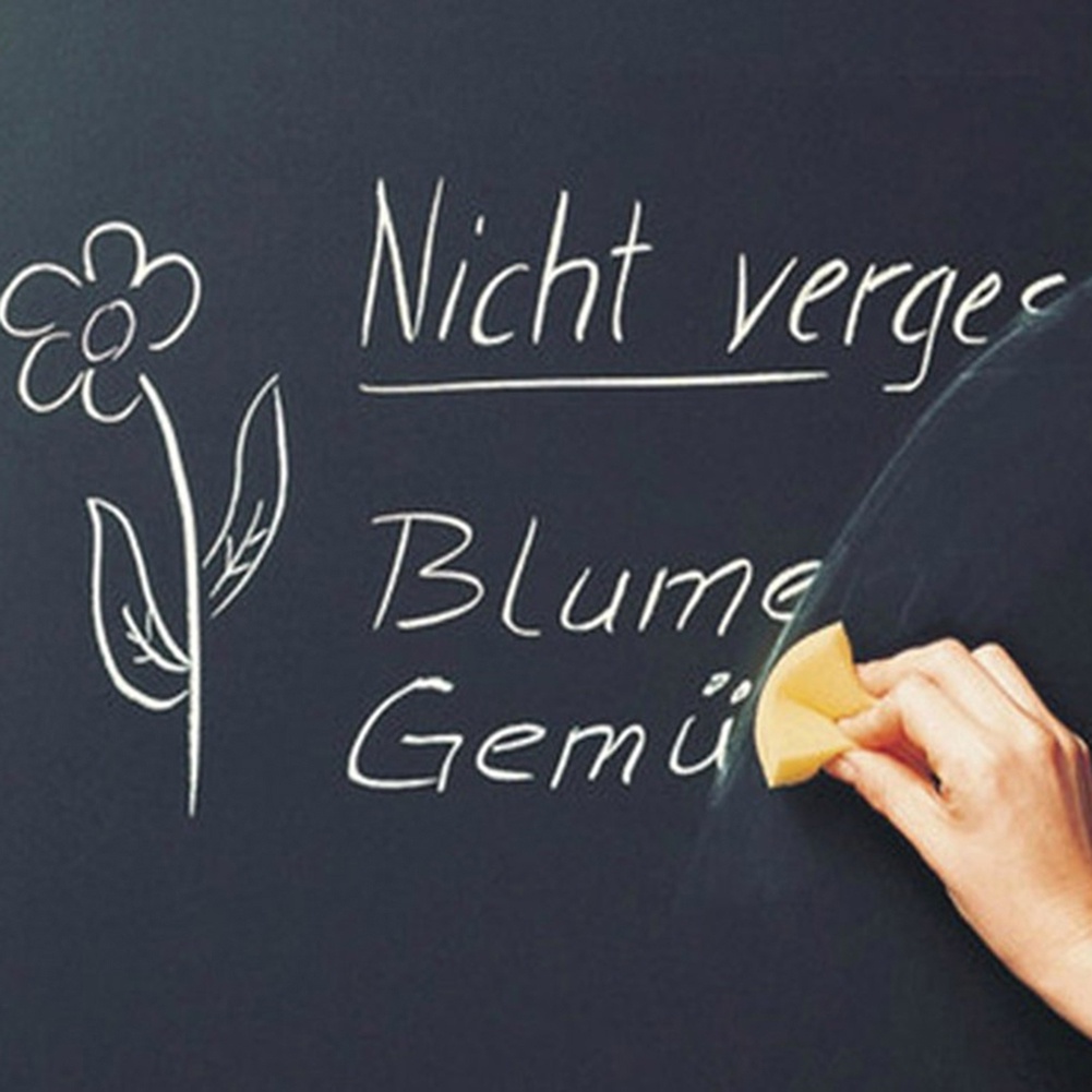 Bảng Đen Viết Phấn Dán Tường Kích Thước 45x200cm Có Thể Tháo Rời