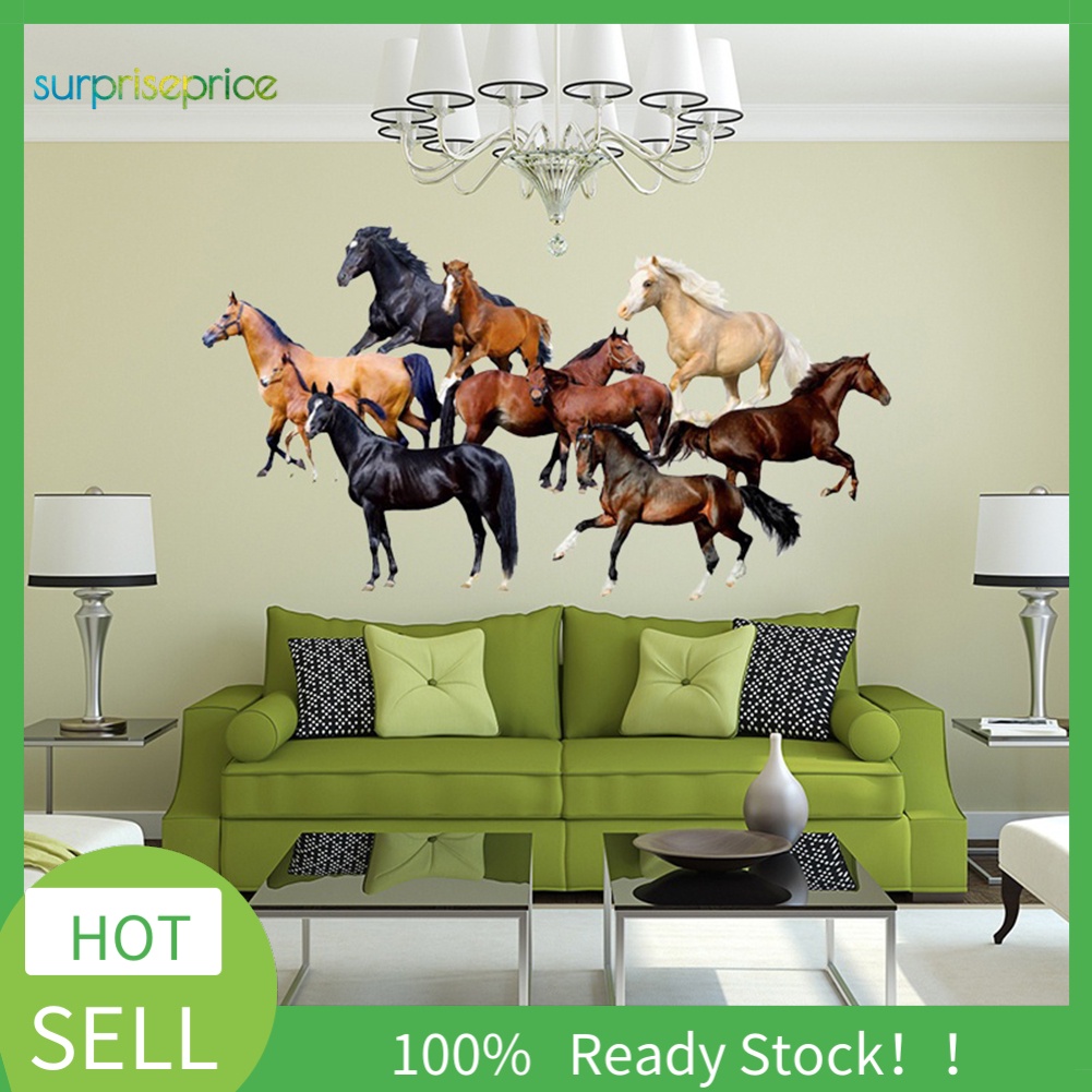 Đề Can Dán Tường Họa Tiết Ngựa Một Sừng Nghệ Thuật Trang Trí Nhà Cửa / Văn Phòng