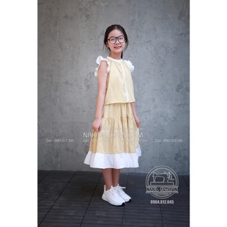 Set áo váy cateline - msp 2718