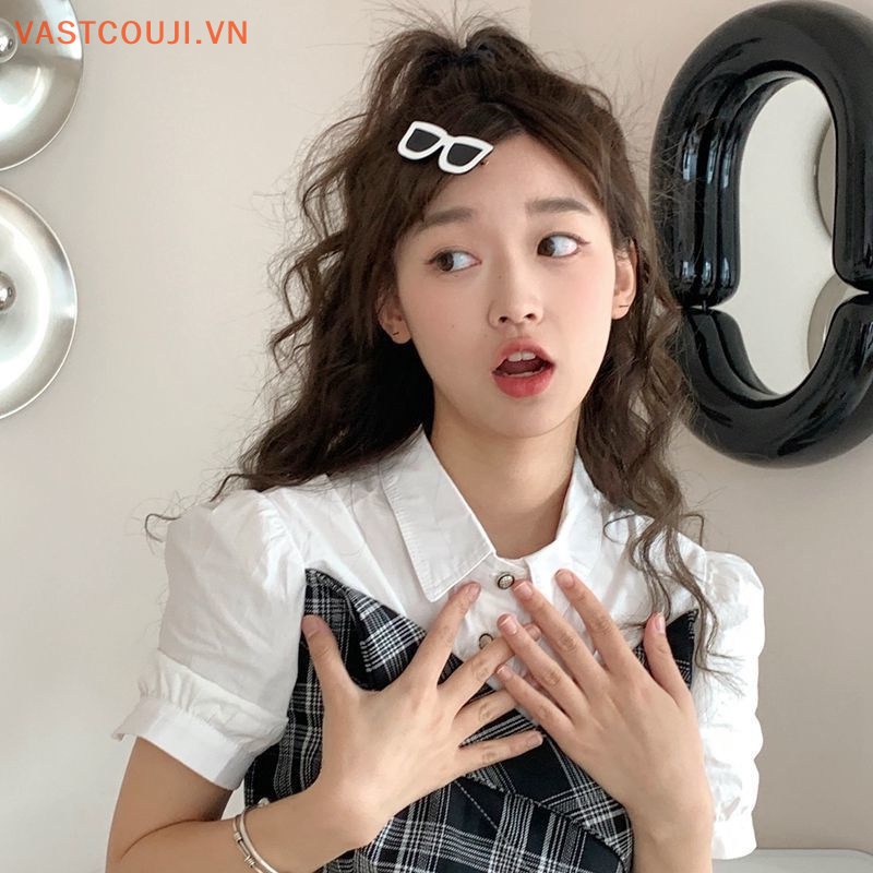 Kẹp Tóc Hình Mắt Kính Thời Trang Hàn Quốc Ngọt Ngào Cho Nữ