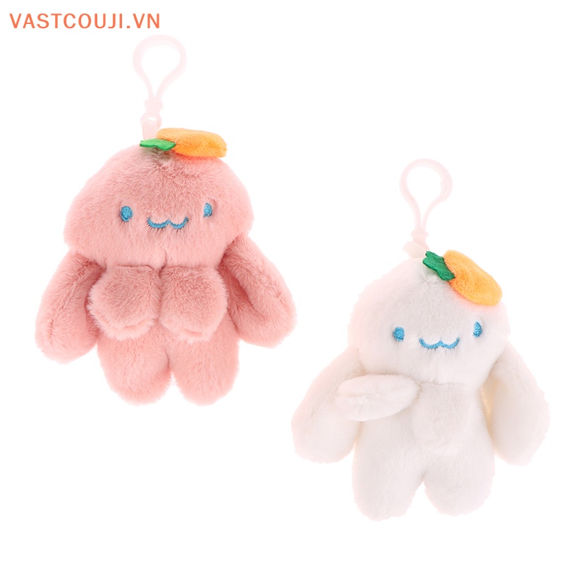 Móc Khóa Thỏ Nhồi Bông Mềm Mại Dễ Thương