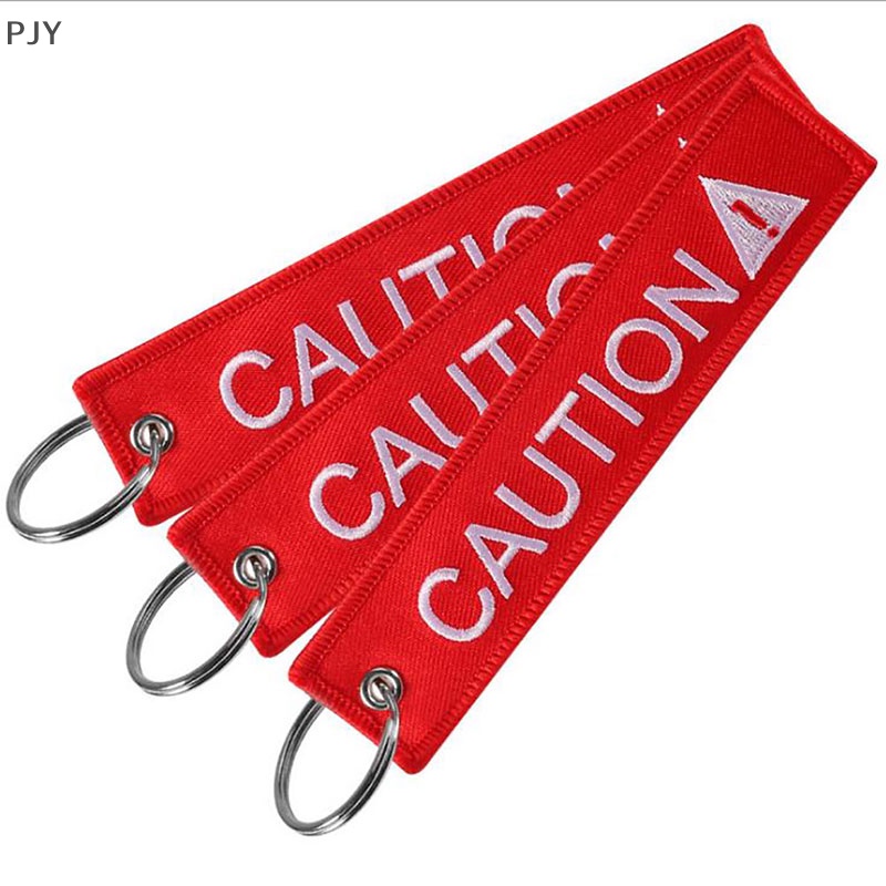 Pjy Móc Khóa Xe Hơi / Xe Máy Hai Mặt Thêu Họa Tiết Mới Lạ PJ