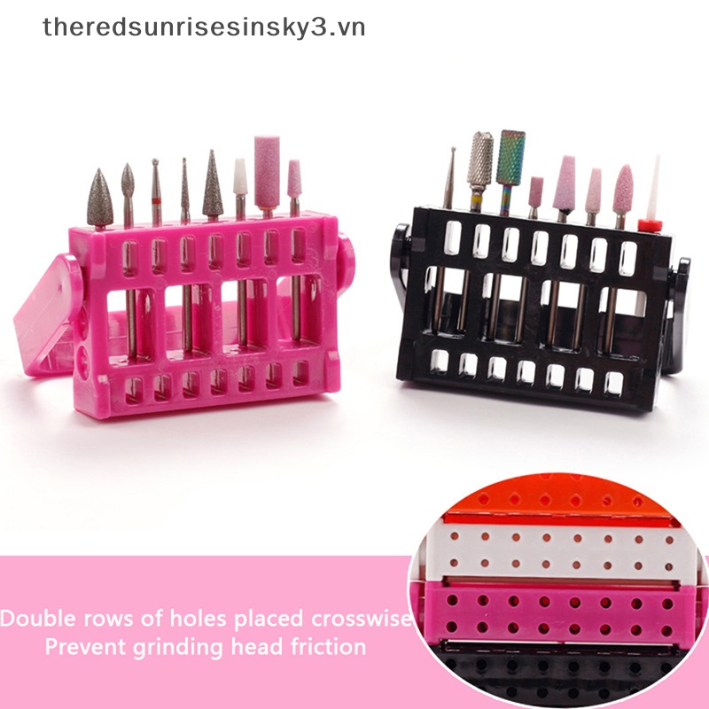 Giá Đỡ Đầu Mài Móng Tay 16 Lỗ Tiện Dụng