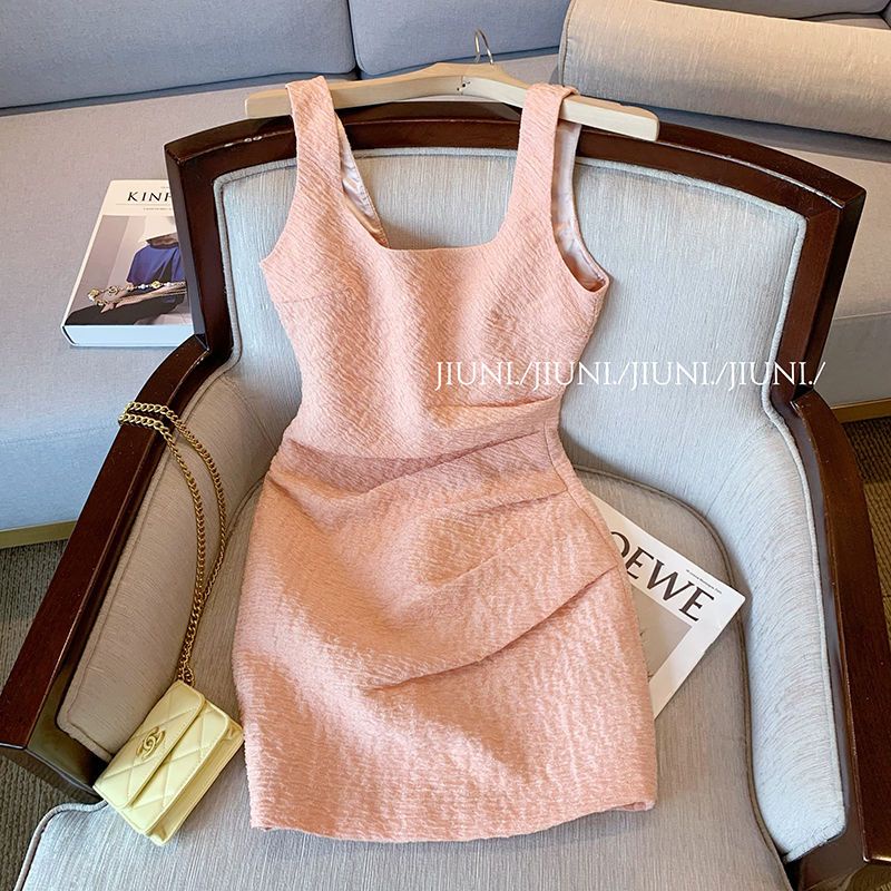 Đầm Hai Dây Phong Cách Pháp Thanh Lịch Thời Trang Mới 2023 Cho Nữ