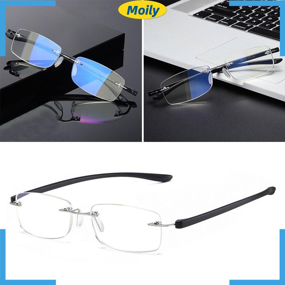 MOILYVN Kính Đọc Sách Chống Ánh Sáng Xanh Phong Cách Vintage Thời Trang