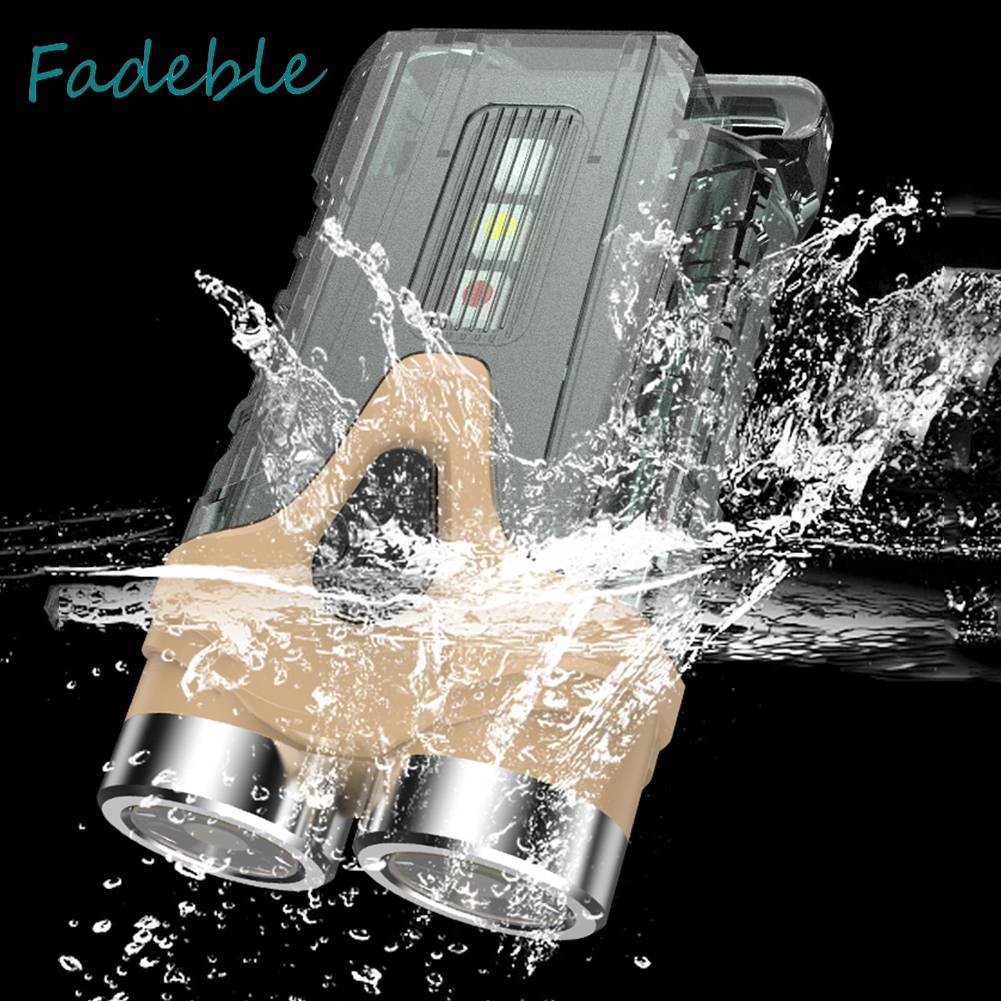 Đèn LED Cắm Trại Bỏ Túi Loại C 500mAh Chống Thấm Nước 7 Chế Độ Tiện Dụng