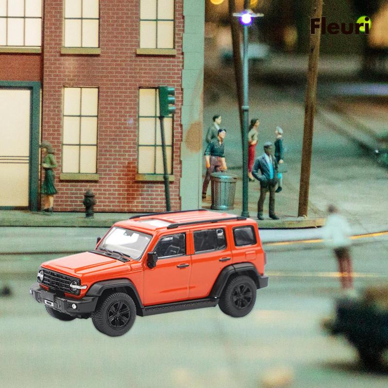 Mô Hình Xe Hơi Diorama Cổ Điển Tỉ Lệ 1 / 64 Trang Trí Tiểu Cảnh DIY