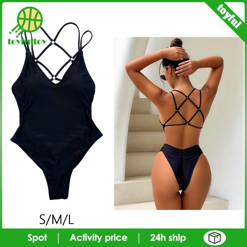 Bộ Đồ Bơi Cổ Chữ V Thời Trang Quyến Rũ Cho Nữ