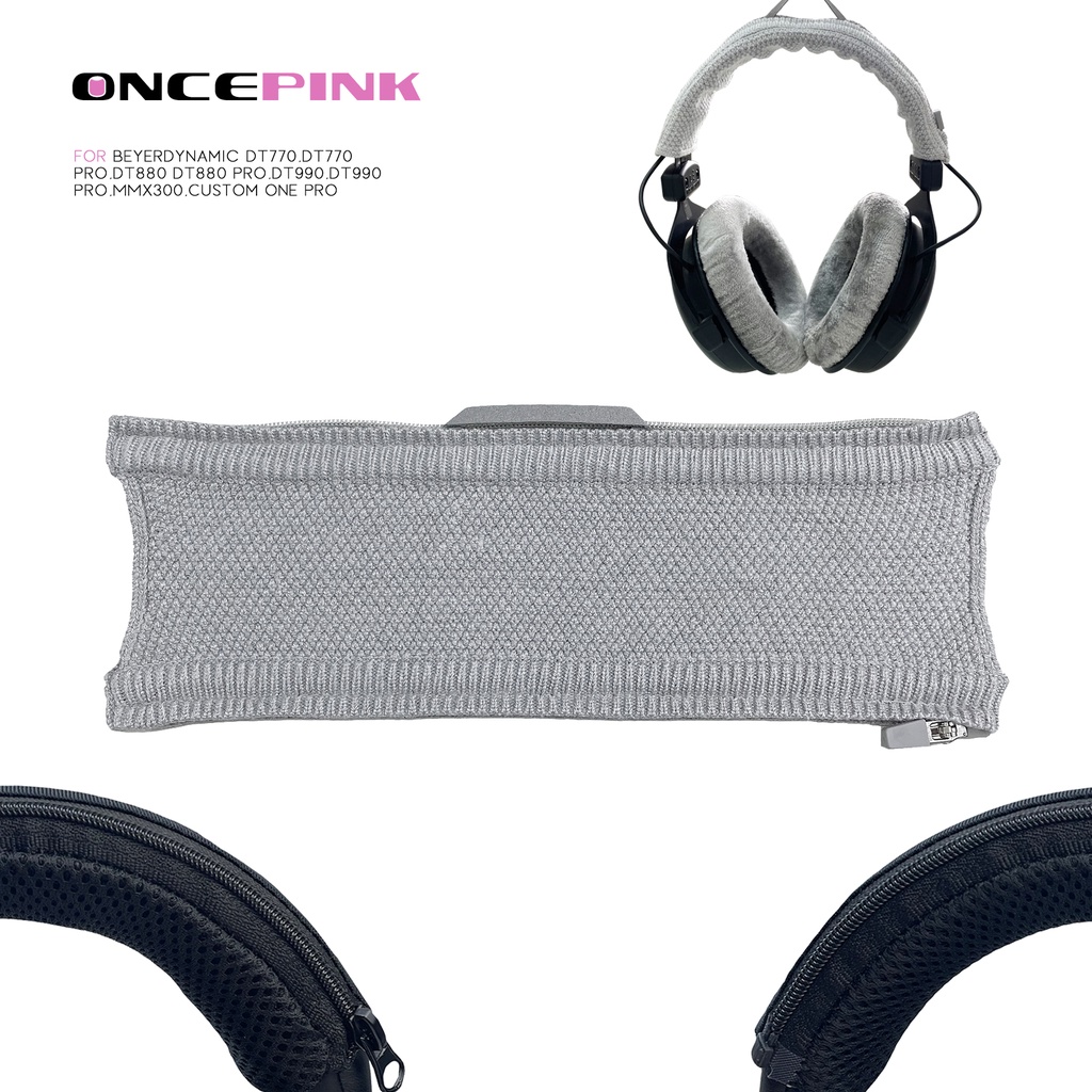 Đệm dây kéo tai nghe đóng toàn diện đa năng cho Beyerdynamic DT770, DT770 PRO, DT880 DT880 PRO, DT99