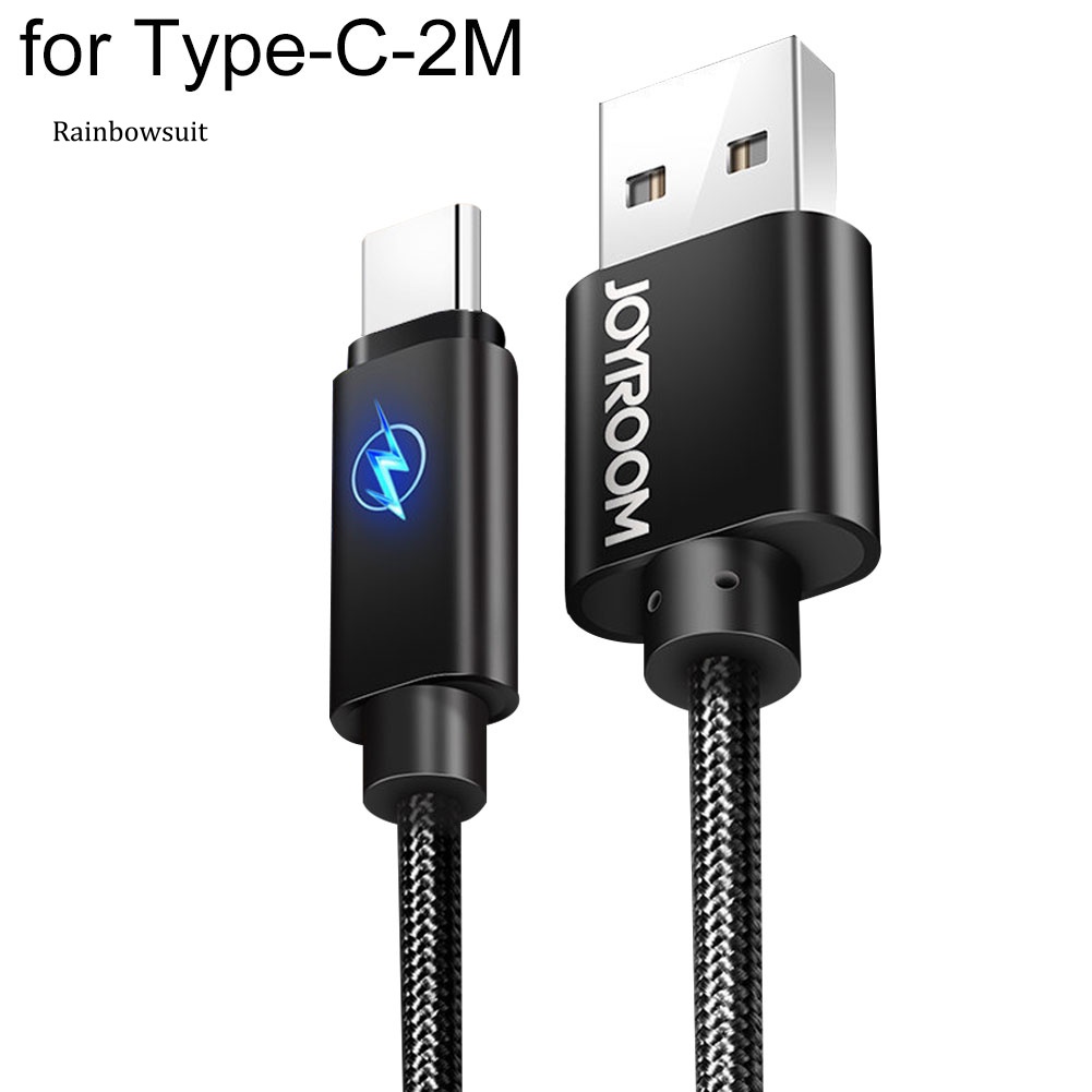 Dây Cáp Sạc Nhanh 31A Có Đèn LED Cho Điện Thoại Android iPhone