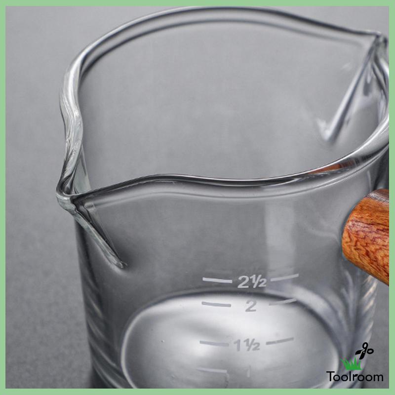 Cốc Đong Cà Phê Espresso Bằng Kính Borosilicate Hai Đầu Tiện Lợi Dành Cho Barista