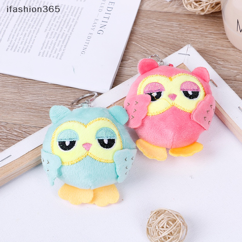 Móc Khóa Hình Cú Nhồi Bông Đáng Yêu 9Cm ifashion365
