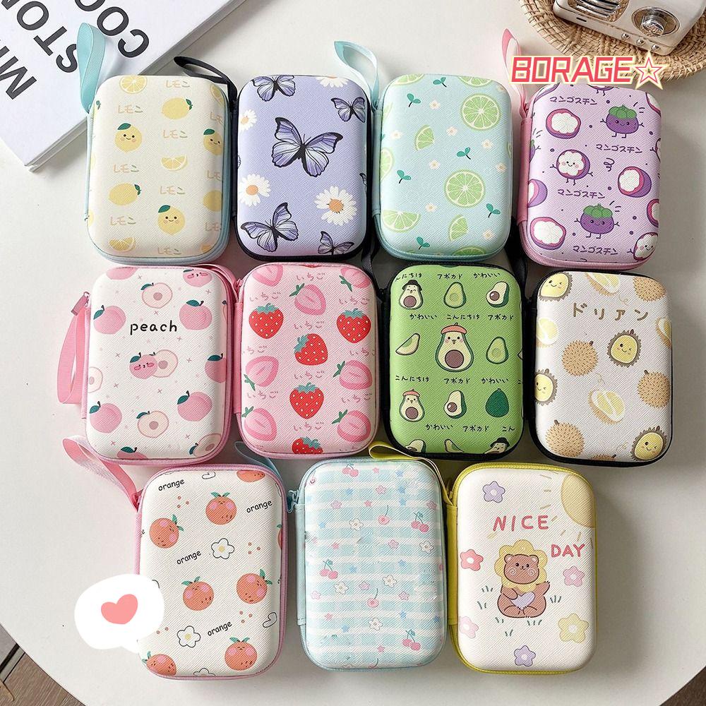 BORAG Ví Đựng Tiền Xu / Chìa Khóa / Dây Cáp Sạc Tiện Dụng Cho Nữ