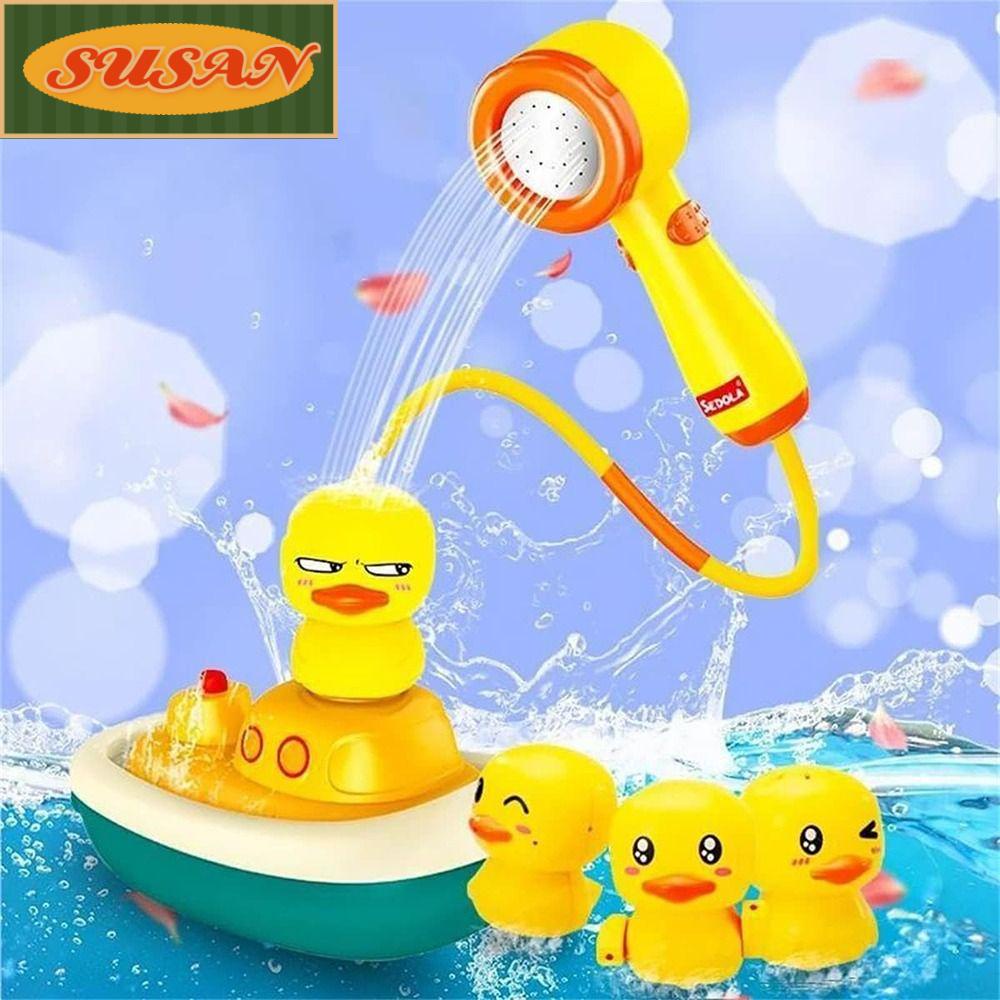 SUSANS Set 4 / 5 Đồ Chơi Bồn Tắm Hình Vịt Sáng Tạo Cho Bé
