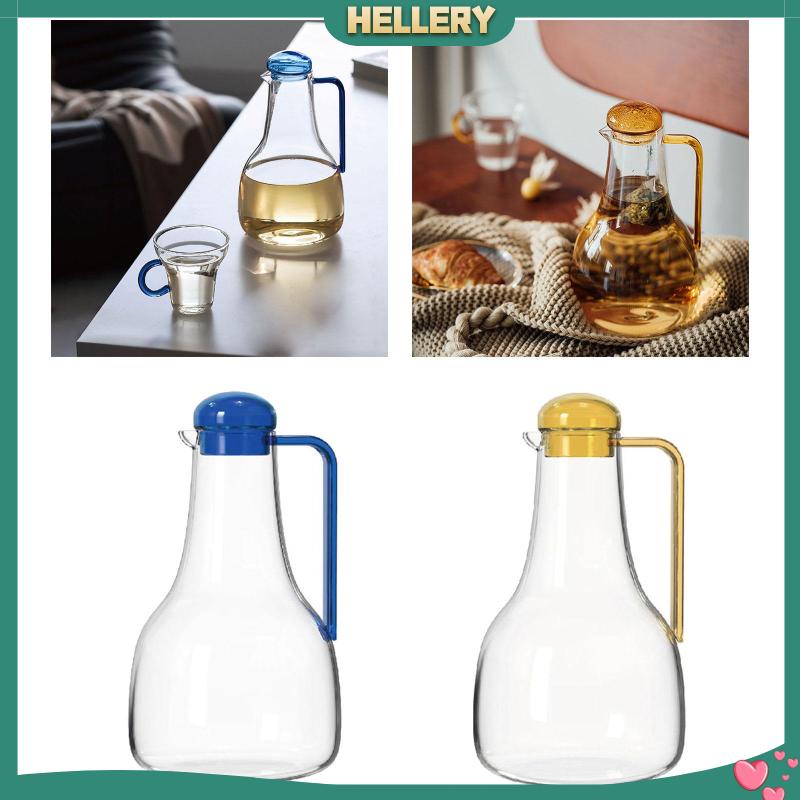 Bình Đựng Nước Bằng Kính Trọng Lượng Nhẹ 1300ml Có Tay Cầm Tiện Dụng