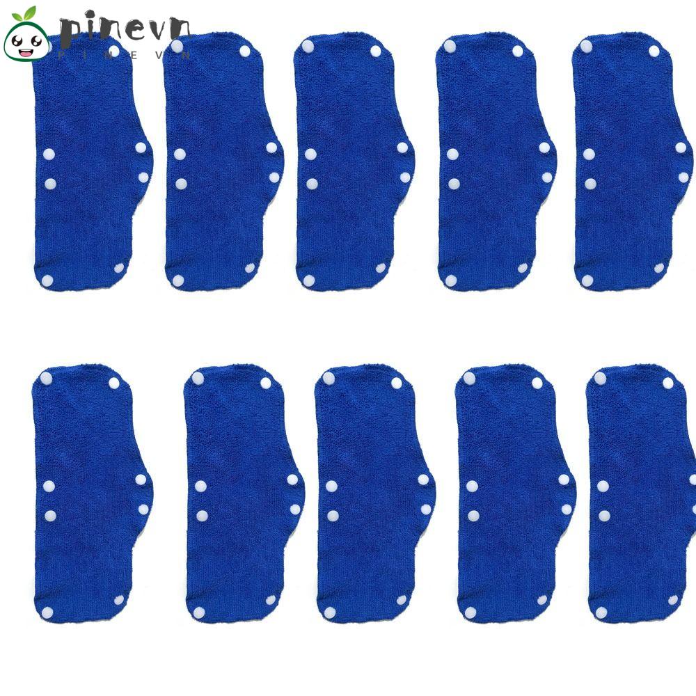 PINEVN Set 10 Miếng Lót Mũ Bảo Hiểm Bằng Cotton Mềm Mại Hình Chữ Nhật