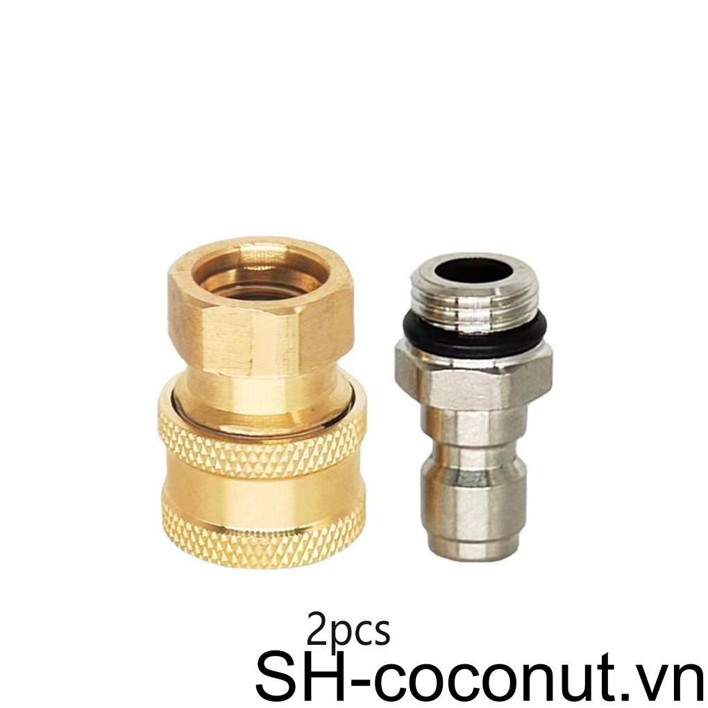 Set 2 Đầu Nối Chuyển Đổi Ống Nước Áp Suất Cao Chống Trượt