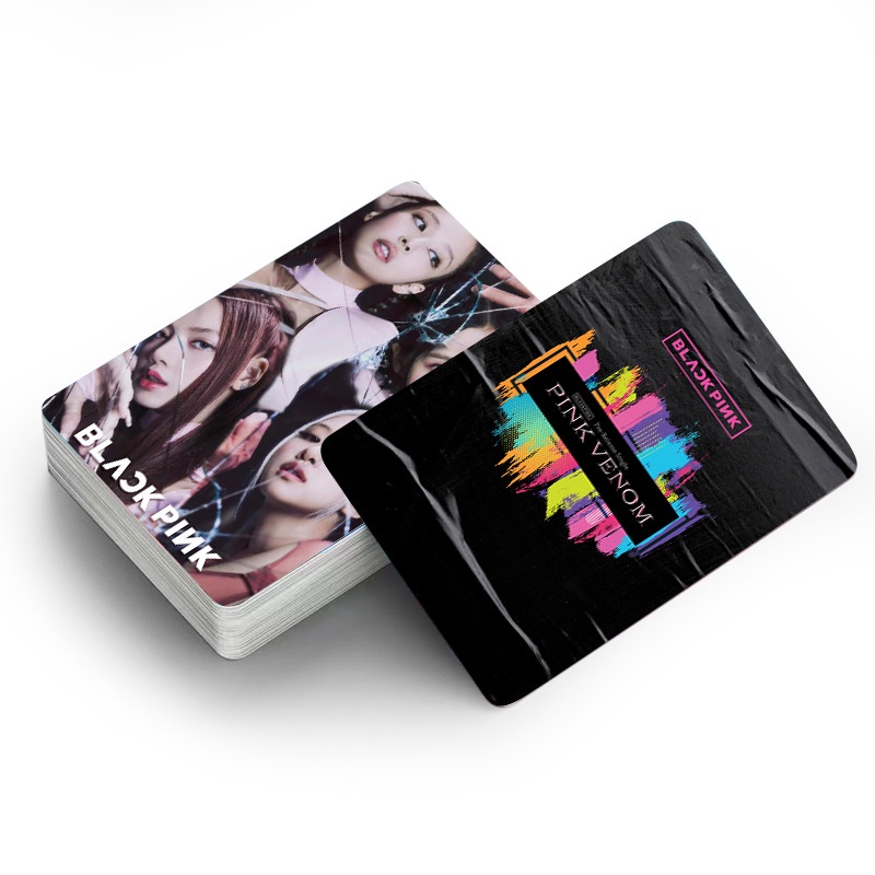 Lomo Card ảnh hologram BLACKPINK ALBUM PINK VENOM Photocard Lisa Rose