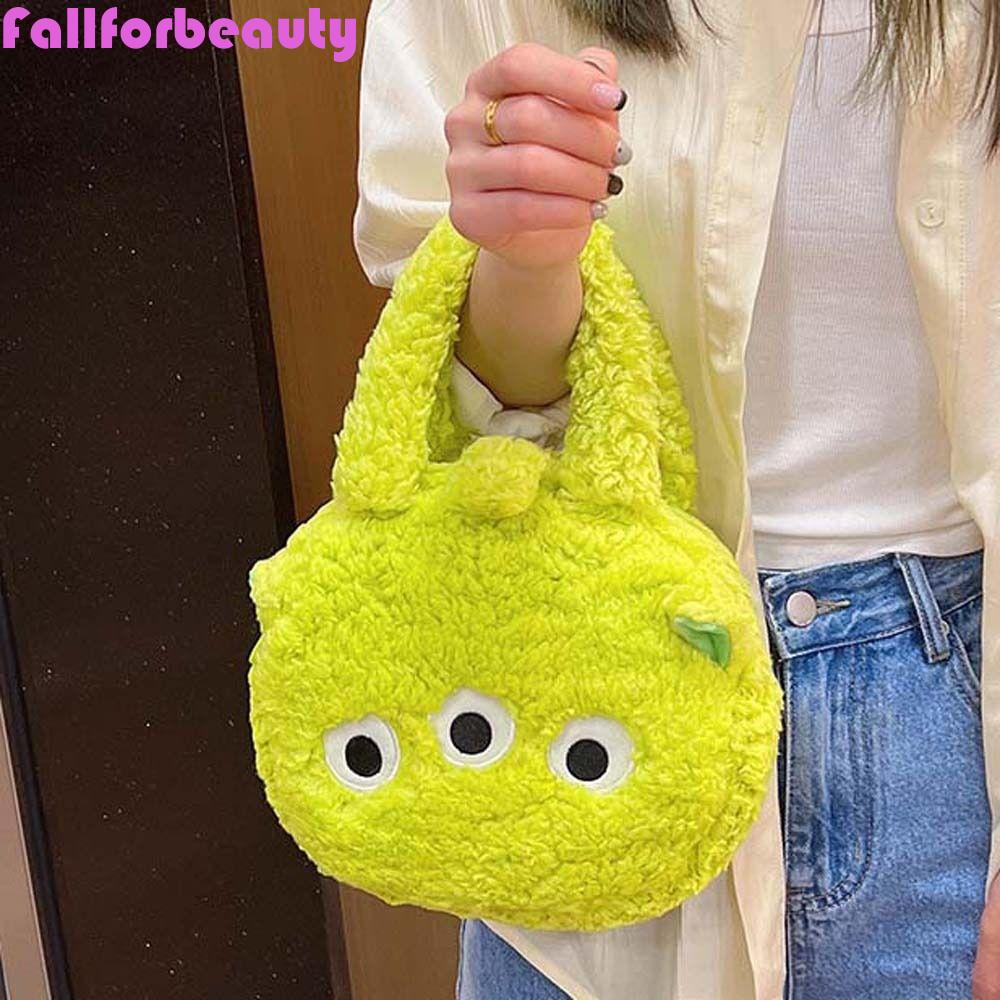 FALLFORBEAUTY Túi Đeo Chéo Hình Gấu Bông Hoạt Hình Dễ Thương Cho Bé