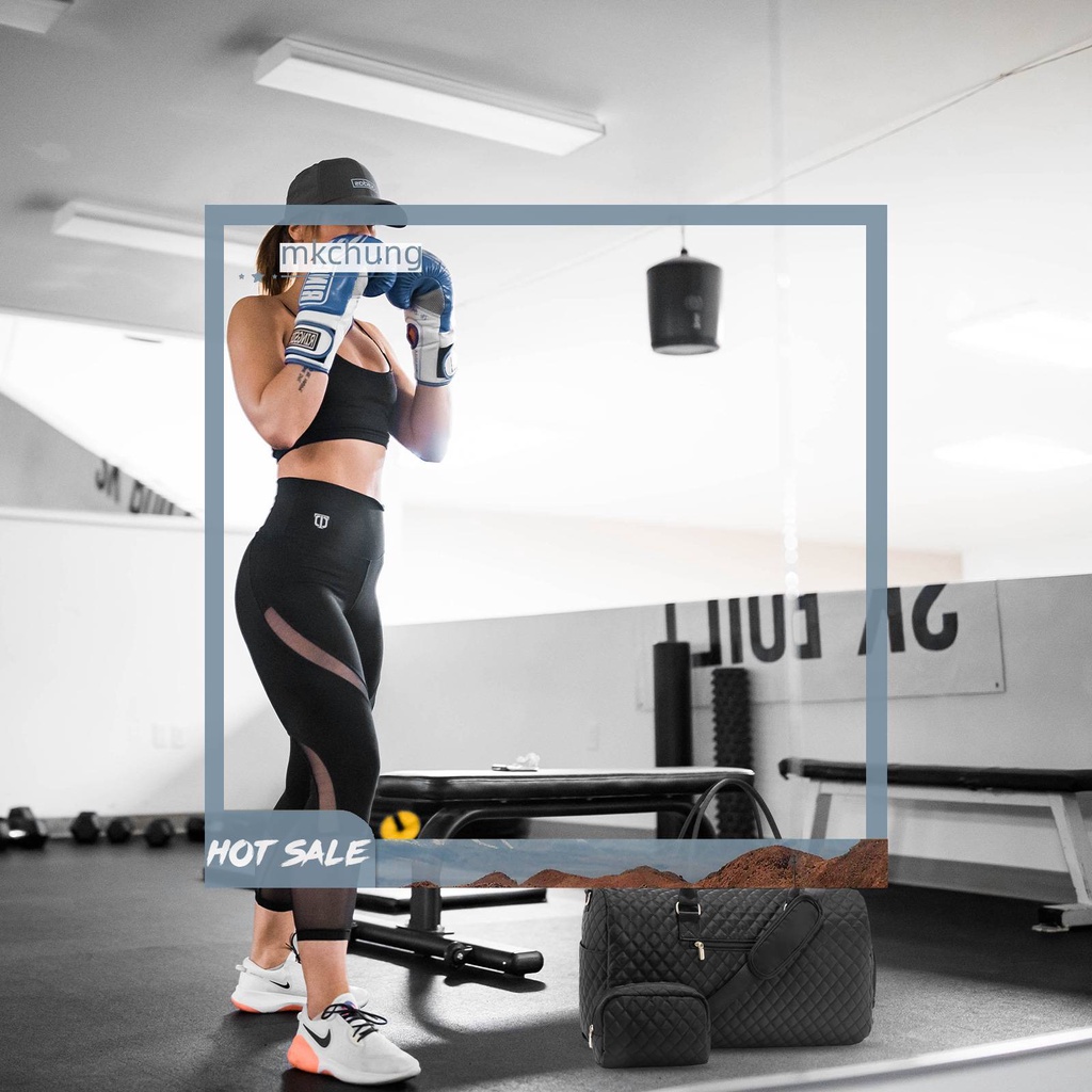 Túi Đựng Mỹ Phẩm Du Lịch / Tập Thể Thao Chia Ngăn Khô Và Ướt Tiện Dụng Cho Nữ