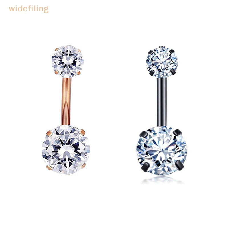 1 Khuyên Rốn Hình Trái Tim Bằng Thép Không Gỉ