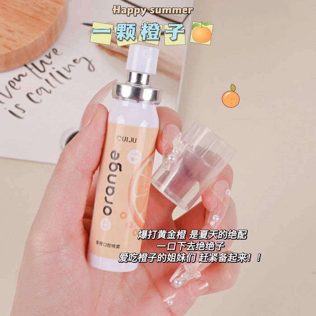 Chai Xịt 22ml Lâu Trôi Hương Thơm Tươi Mát Loại Bỏ Hơi Thở Xấu