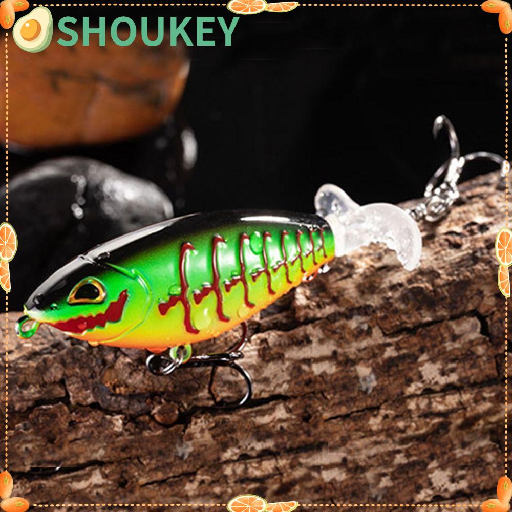 SHOUKEY Mồi Câu Cá Giả 2 Đoạn Có Móc Chất Lượng Cao