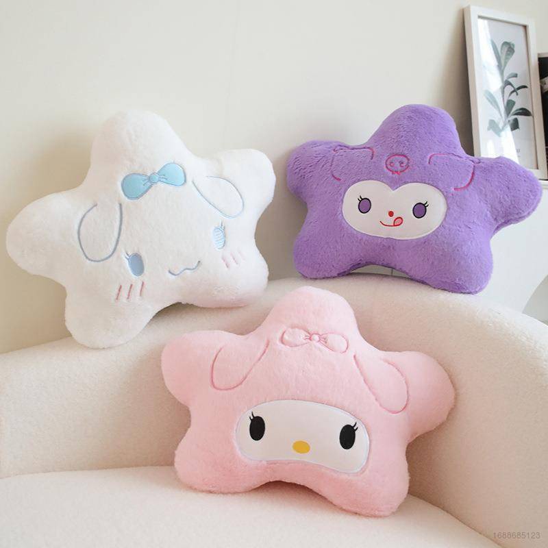 Thú Nhồi Bông Hình Cinnamoroll SY2 Sanrio Melody Kuromi Mềm Mại Trang Trí Nhà Cửa