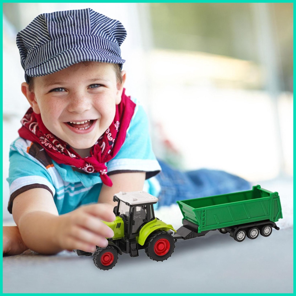 Xe Kéo Đồ Chơi Mini Chạy Pin Vui Nhộn Cho Bé Trai