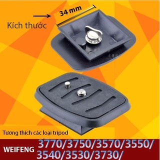 Plate chân máy ảnh Weifeng 3520
