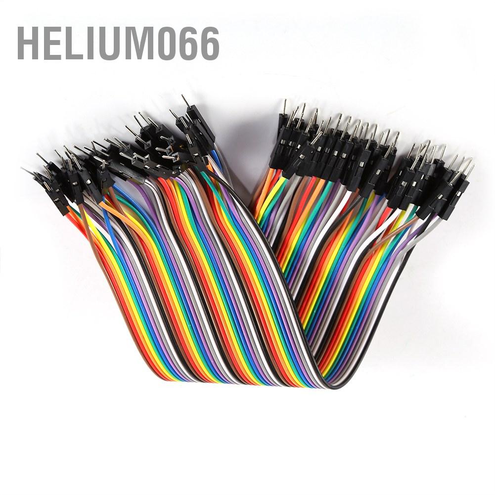Helium066 20 cm Đầy màu sắc 40 Pin Nam đến Cáp linh hoạt có thể tháo rời
