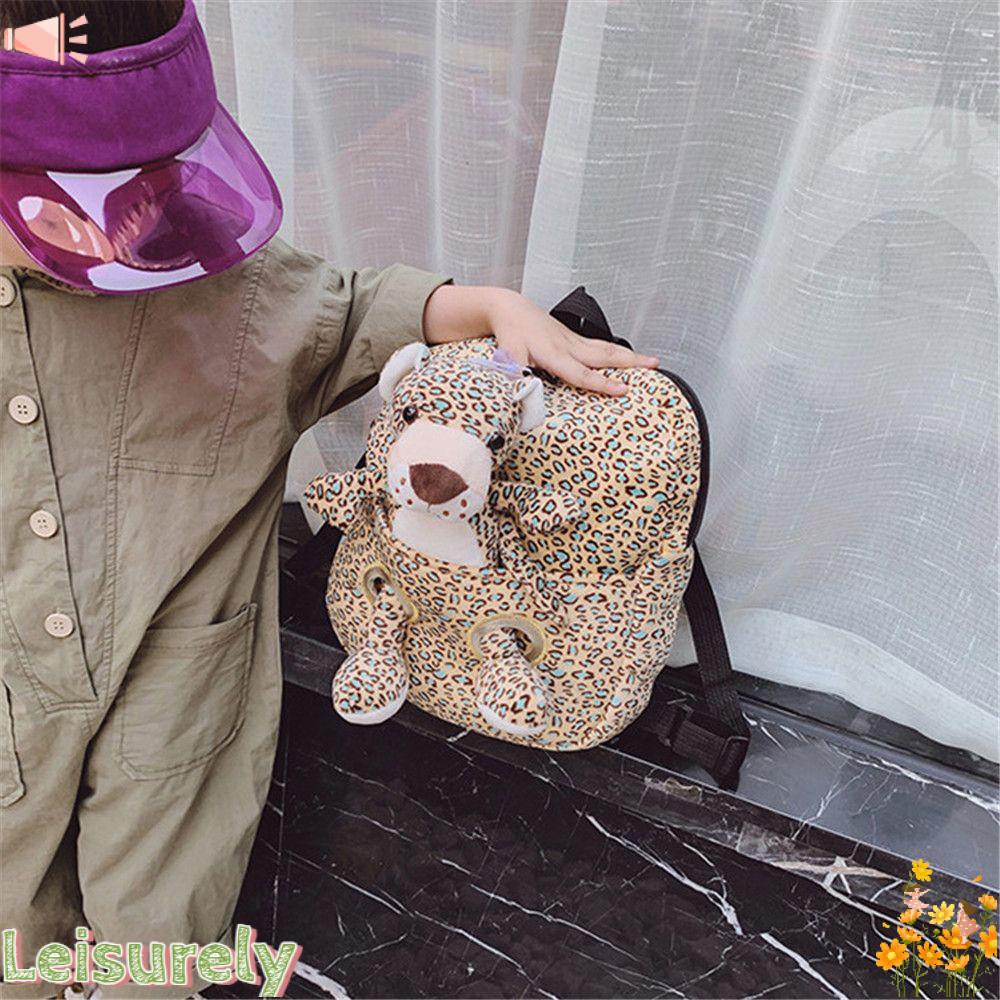 LEILY Ba Lô Chống Thất Lạc Hình Thú Nhồi Bông Dễ Thương Cho Bé