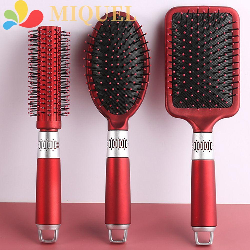 MIQUEL Lược Chải Tóc Xoăn Hình Chữ Nhật Chống Tĩnh Điện 3 Loại Tùy Chọn