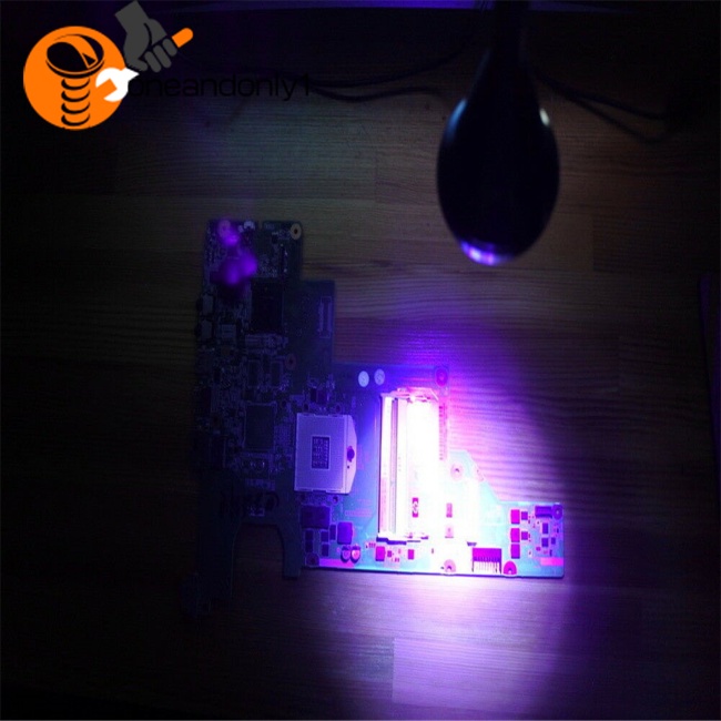 Đèn Tia Cực Tím 3w 395nm Led Usb Không Tia Cực Tím Cổ Ngỗng Linh Hoạt